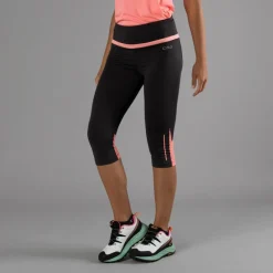 Donna CMP Pantaloni Running E Ciclismo|Pantaloni Trekking^Pantalone 3/4 da donna in poliestere 4-way stretch.