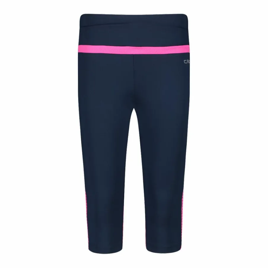 Donna CMP Pantaloni Running E Ciclismo|Pantaloni Trekking^Pantalone 3/4 da donna in poliestere 4-way stretch.