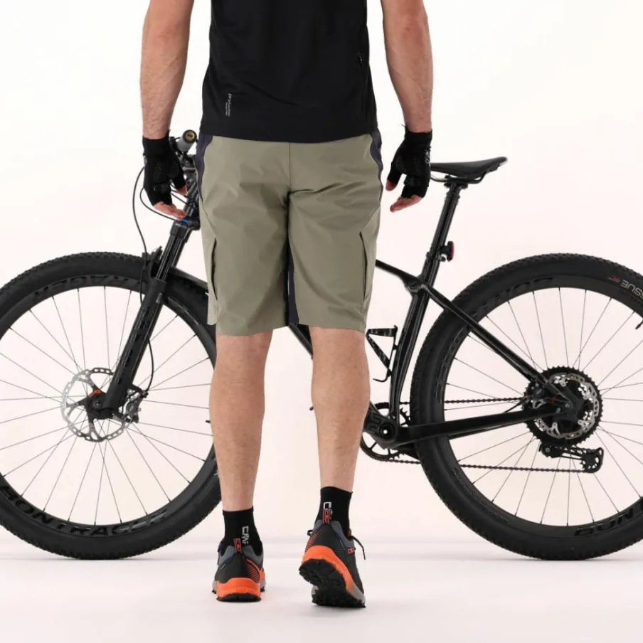 Uomo CMP Pantaloni Running E Ciclismo^Pantalone free bike da uomo con mesh interna removibile e fondello