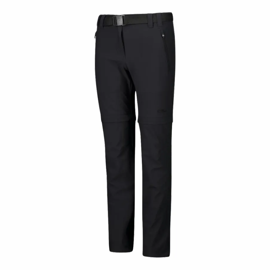 CMP Pantaloni Tecnici^Pantaloni da bambina zip-off tessuto elasticizzato