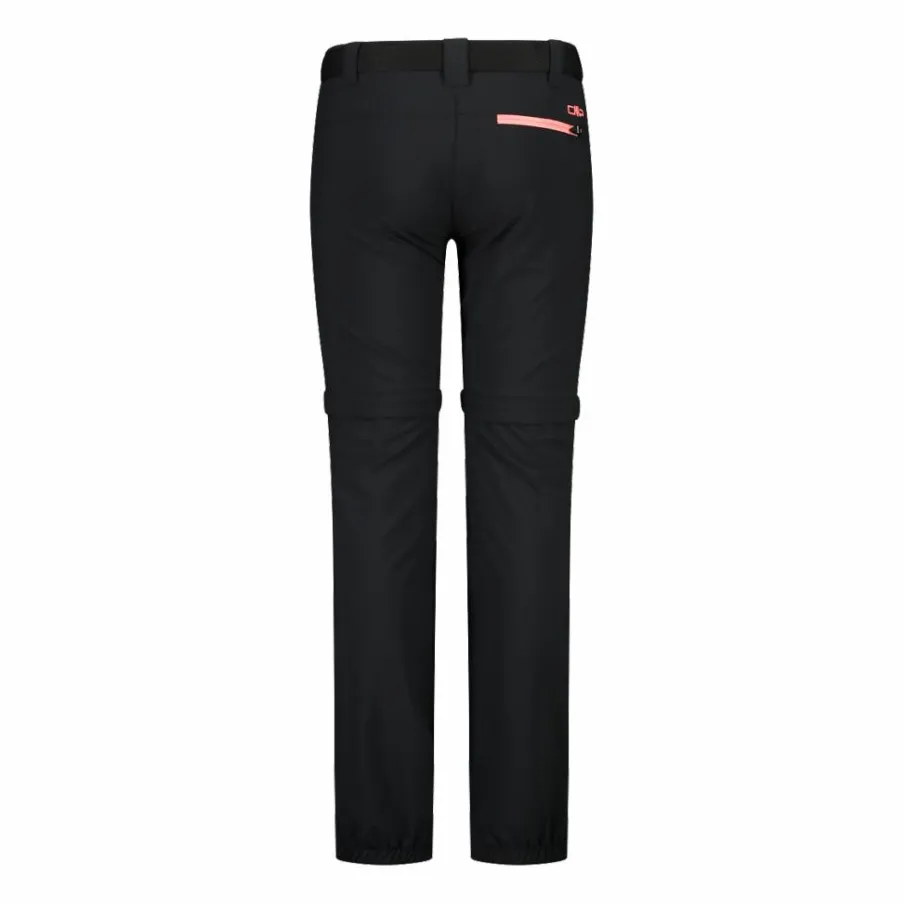 CMP Pantaloni Tecnici^Pantaloni da bambina zip-off tessuto elasticizzato