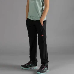 CMP Pantaloni Tecnici^Pantaloni da bambina zip-off tessuto elasticizzato