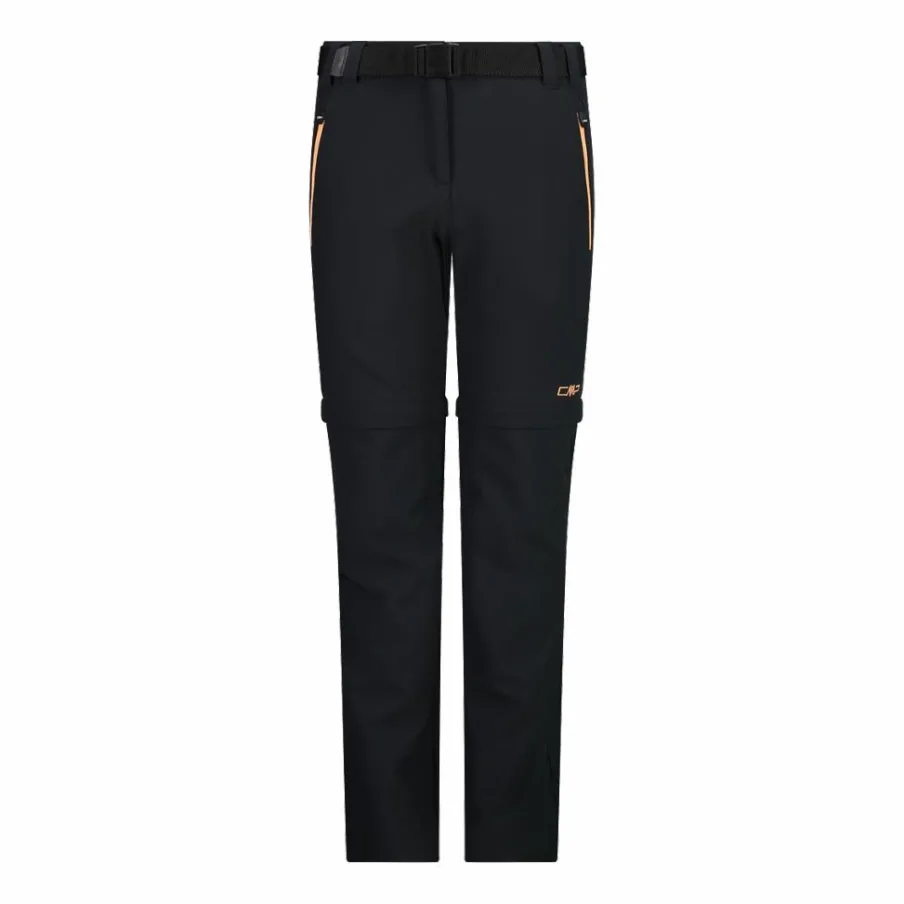 CMP Pantaloni Tecnici^Pantaloni da bambina zip-off tessuto elasticizzato