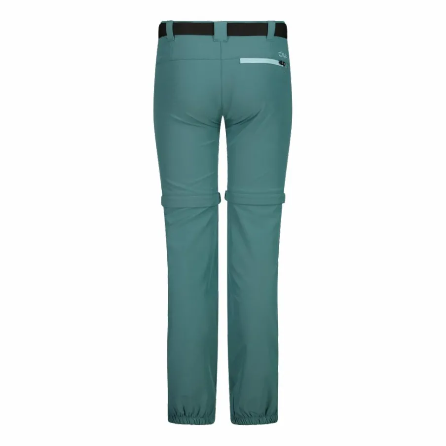 CMP Pantaloni Tecnici^Pantaloni da bambina zip-off tessuto elasticizzato
