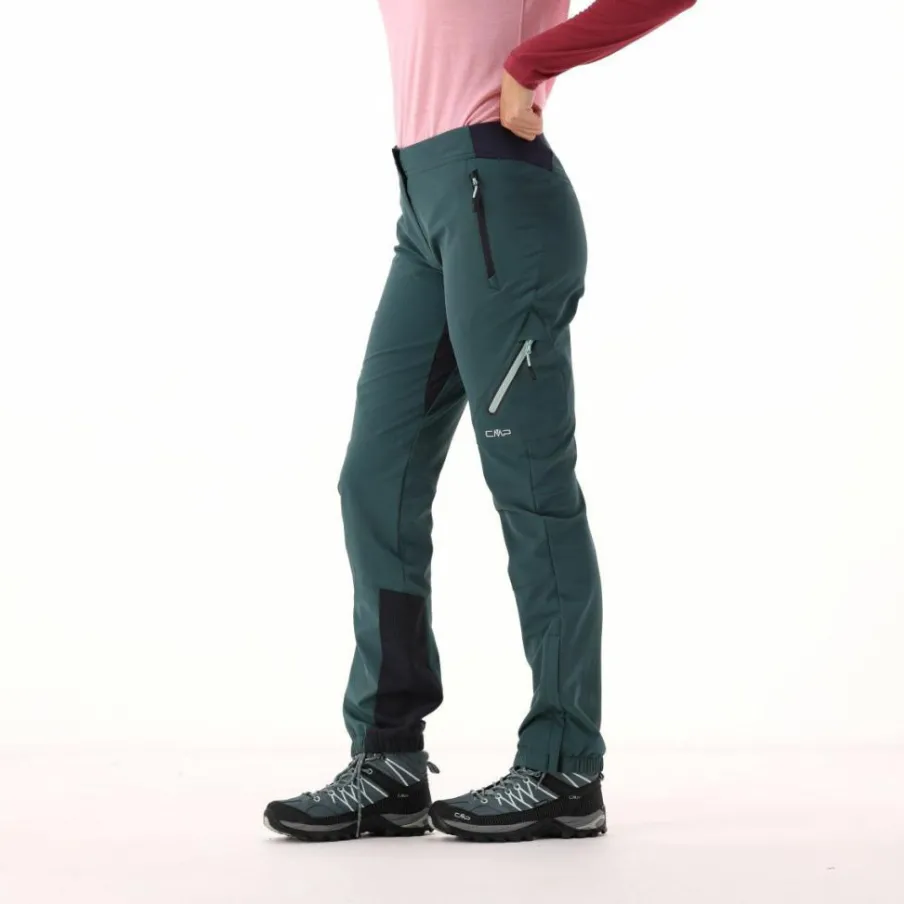 Donna CMP Pantaloni Trekking^Pantaloni ergonomici da donna Unlimitech in ripstop elasticizzato