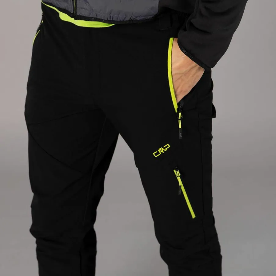 Uomo CMP Pantaloni Trekking^Pantaloni ergonomici da uomo Unlimitech in ripstop elasticizzato