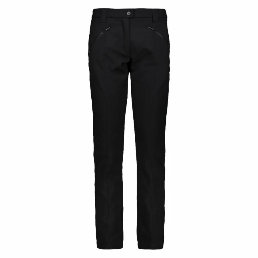 Donna CMP Pantaloni Trekking^Pantaloni in softshell con cucitura frontale a vista da donna comfort fit