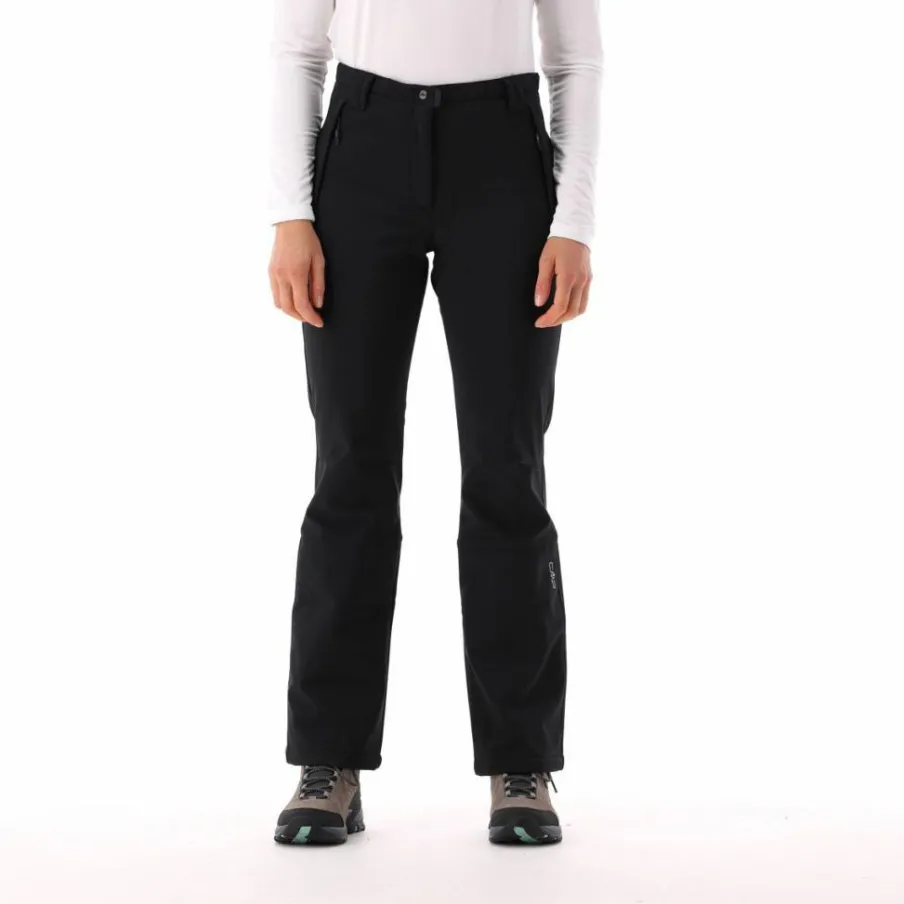 Donna CMP Pantaloni Trekking^Pantaloni in softshell da donna con ghetta