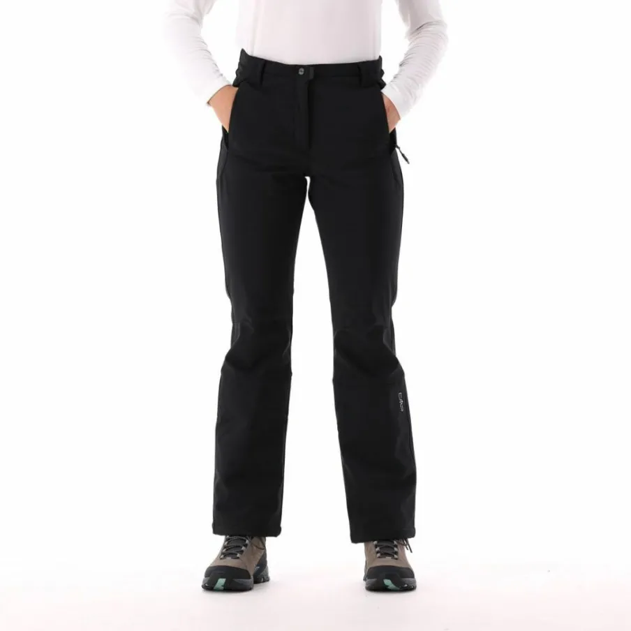 Donna CMP Pantaloni Trekking^Pantaloni in softshell da donna con ghetta