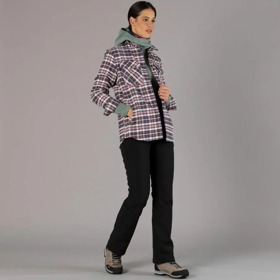 Donna CMP Pantaloni Trekking^Pantaloni in softshell da donna con ghetta