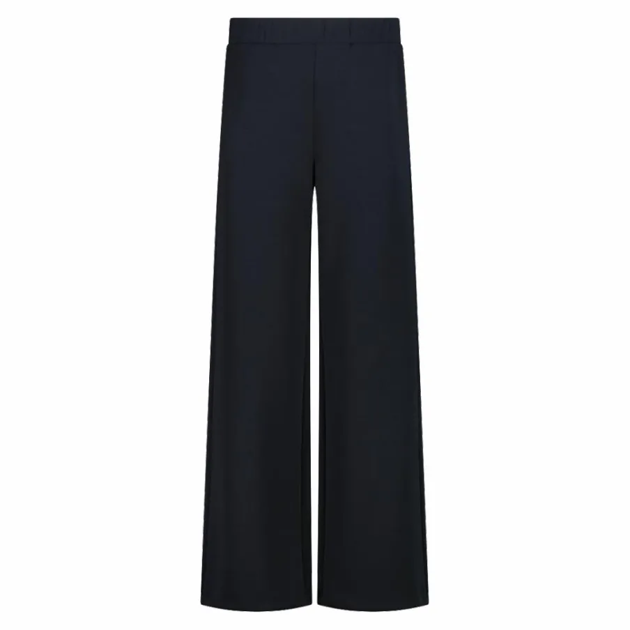 Donna CMP Pantaloni Tuta^Pantaloni lunghi da donna a gamba larga con finitura in modal satinato