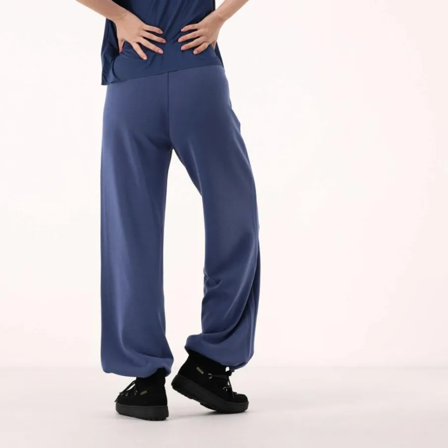 Donna CMP Pantaloni Tuta^Pantaloni lunghi da donna a gamba larga con finitura in modal satinato