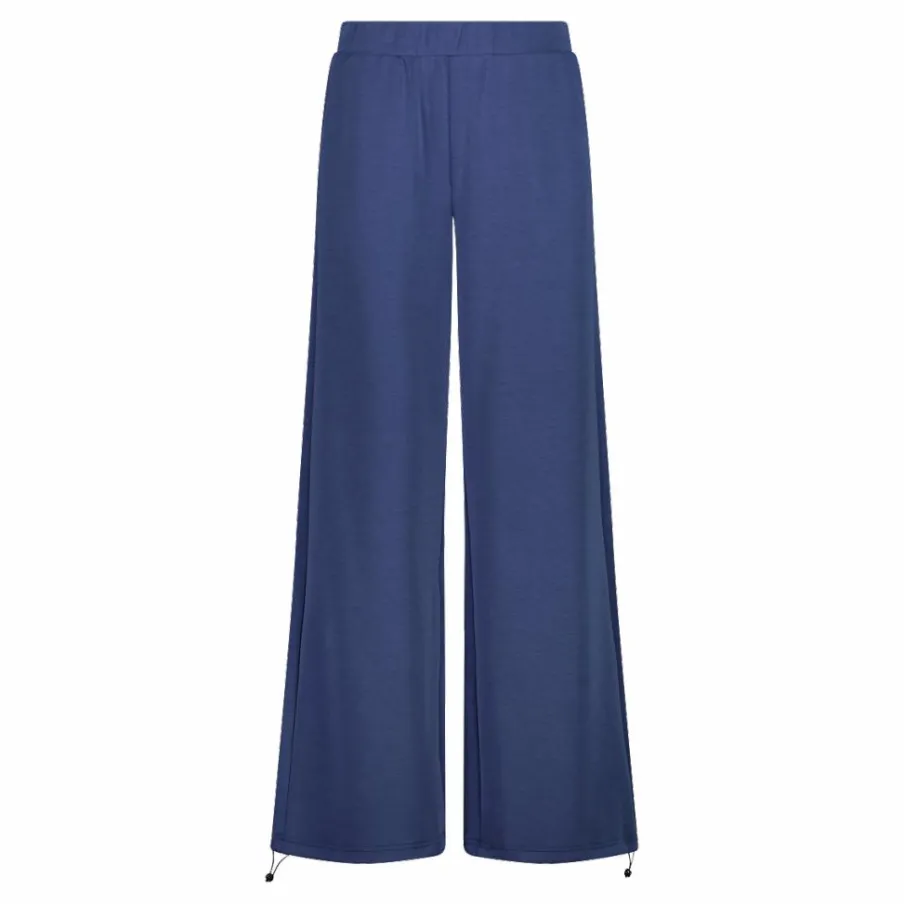 Donna CMP Pantaloni Tuta^Pantaloni lunghi da donna a gamba larga con finitura in modal satinato