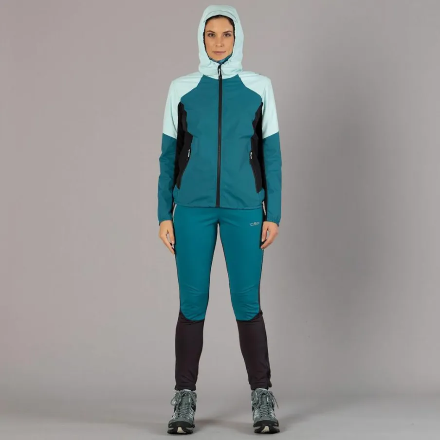 Donna CMP Pantaloni Trekking^Pantaloni skitouring antivento Unlimitech da donna in Stretch Performance