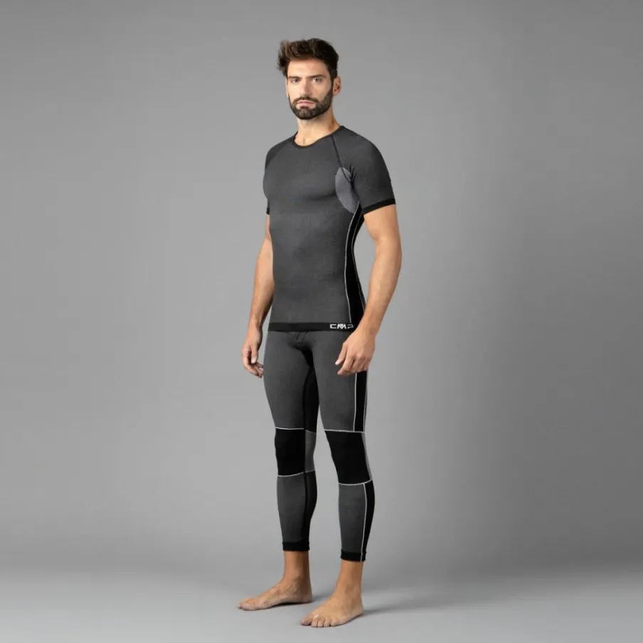 Uomo CMP Pantaloni^Pantaloni termici 3/4 senza cuciture da uomo