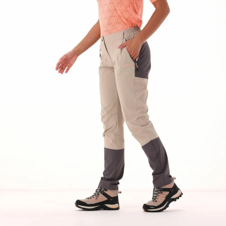 Donna CMP Pantaloni Trekking^Pantaloni trekking ginocchia rinforzate da donna