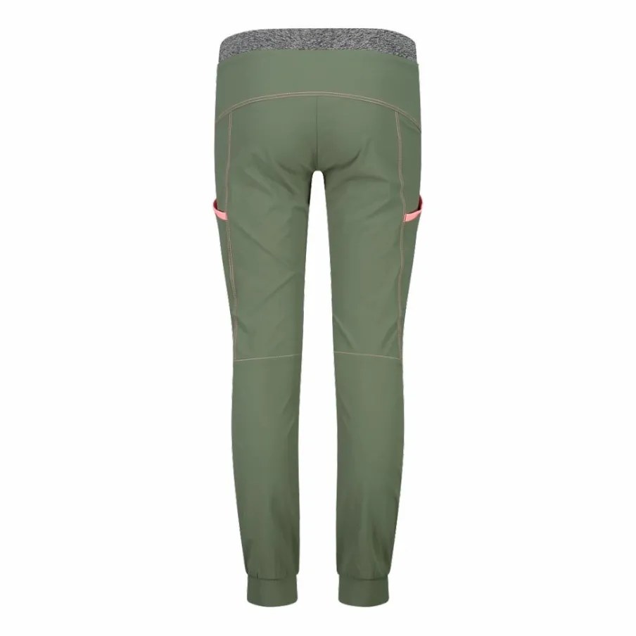 CMP Pantaloni Tecnici^Pantaloni trekking in poliestere leggero stretch da bambina