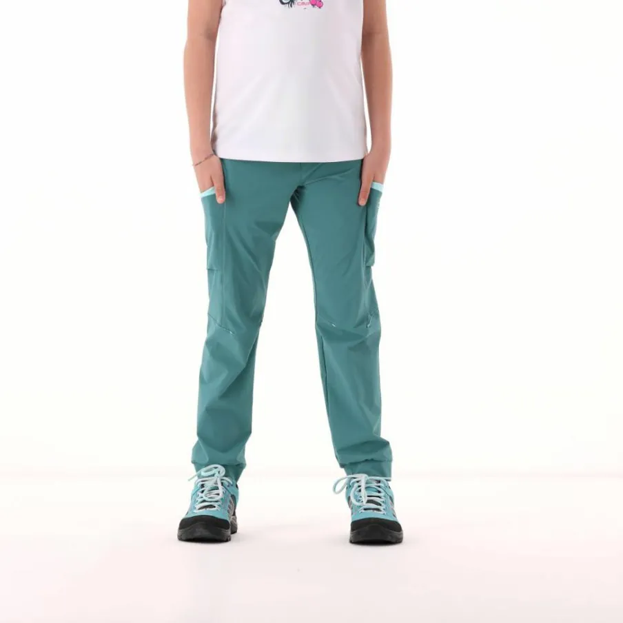 CMP Pantaloni Tecnici^Pantaloni trekking in poliestere leggero stretch da bambina