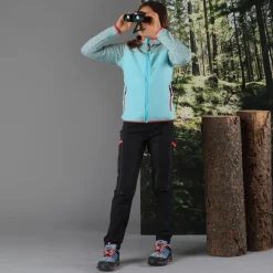 CMP Pantaloni Tecnici^Pantaloni trekking in poliestere leggero stretch da bambina