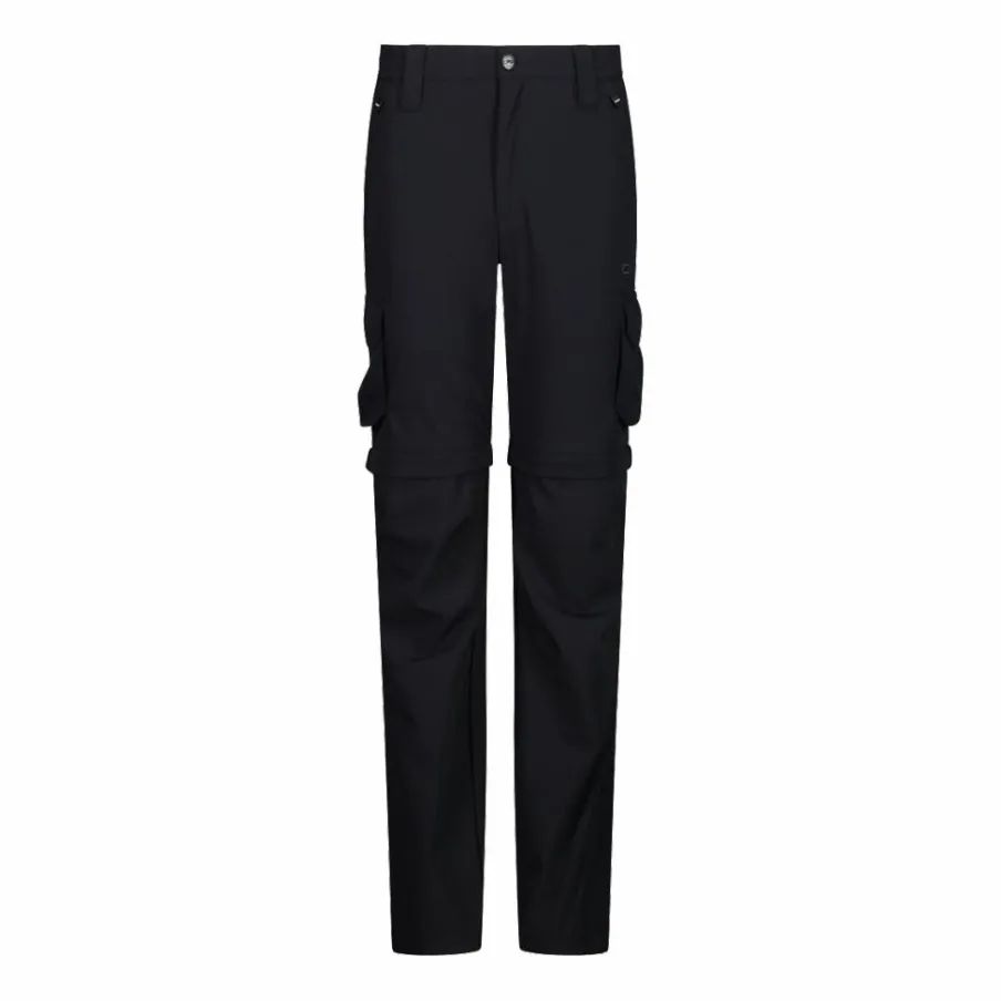 Bambino CMP Pantaloni Tecnici^Pantaloni zip off cargo con tasconi laterali stretch da bambino