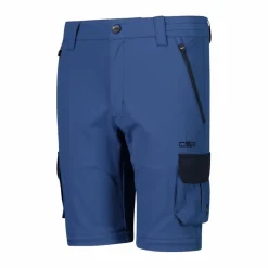 Bambino CMP Pantaloni Tecnici^Pantaloni zip off cargo con tasconi laterali stretch da bambino