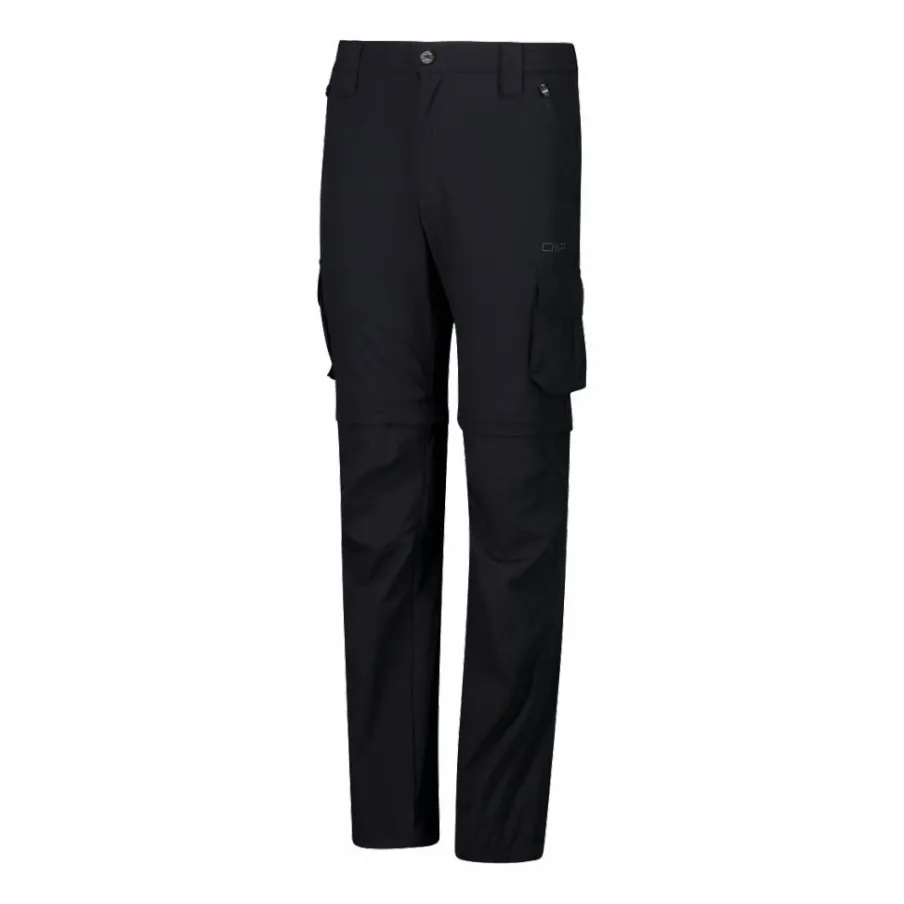 Bambino CMP Pantaloni Tecnici^Pantaloni zip off cargo con tasconi laterali stretch da bambino