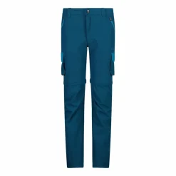 Bambino CMP Pantaloni Tecnici^Pantaloni zip off cargo con tasconi laterali stretch da bambino