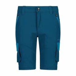 Bambino CMP Pantaloni Tecnici^Pantaloni zip off cargo con tasconi laterali stretch da bambino