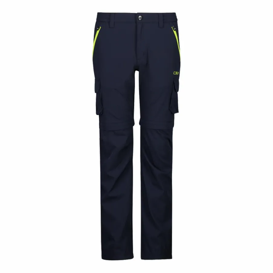 Bambino CMP Pantaloni Tecnici^Pantaloni zip off cargo con tasconi laterali stretch da bambino