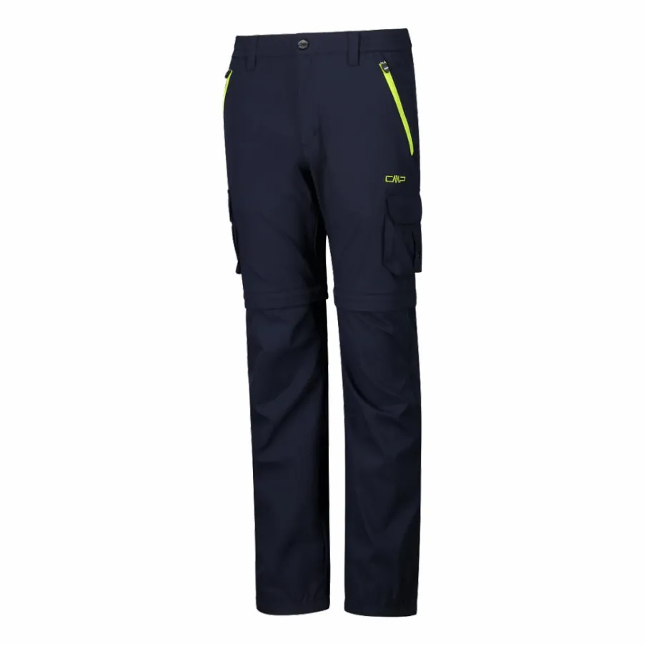 Bambino CMP Pantaloni Tecnici^Pantaloni zip off cargo con tasconi laterali stretch da bambino