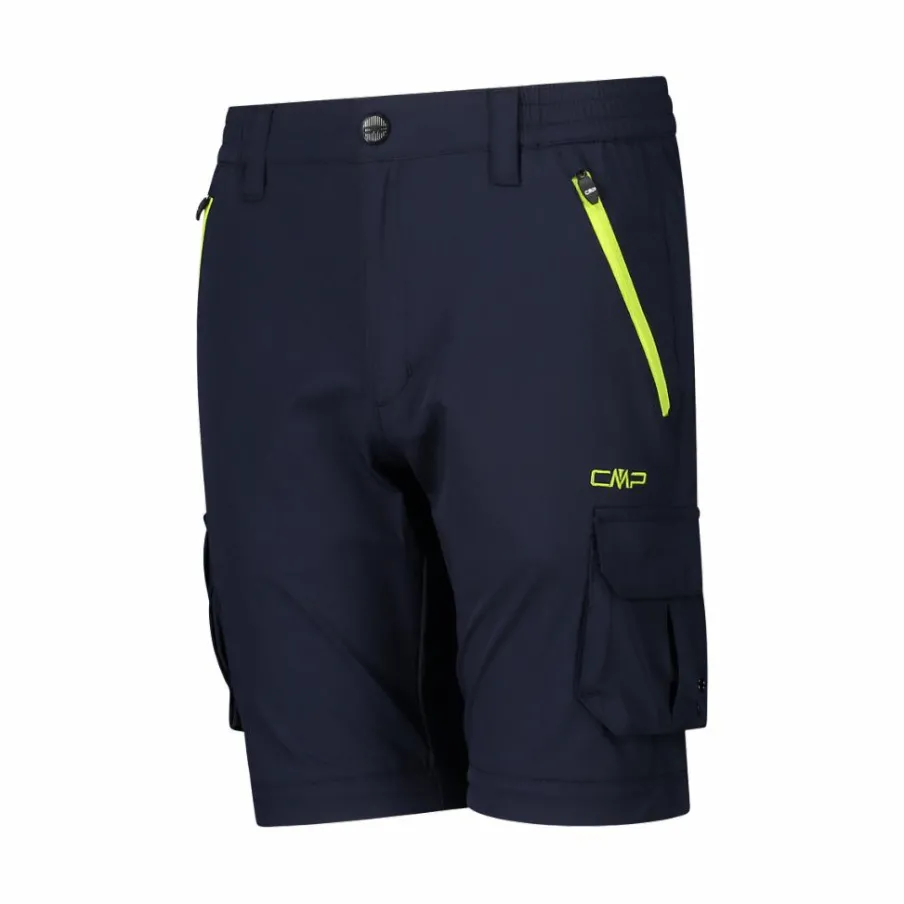 Bambino CMP Pantaloni Tecnici^Pantaloni zip off cargo con tasconi laterali stretch da bambino