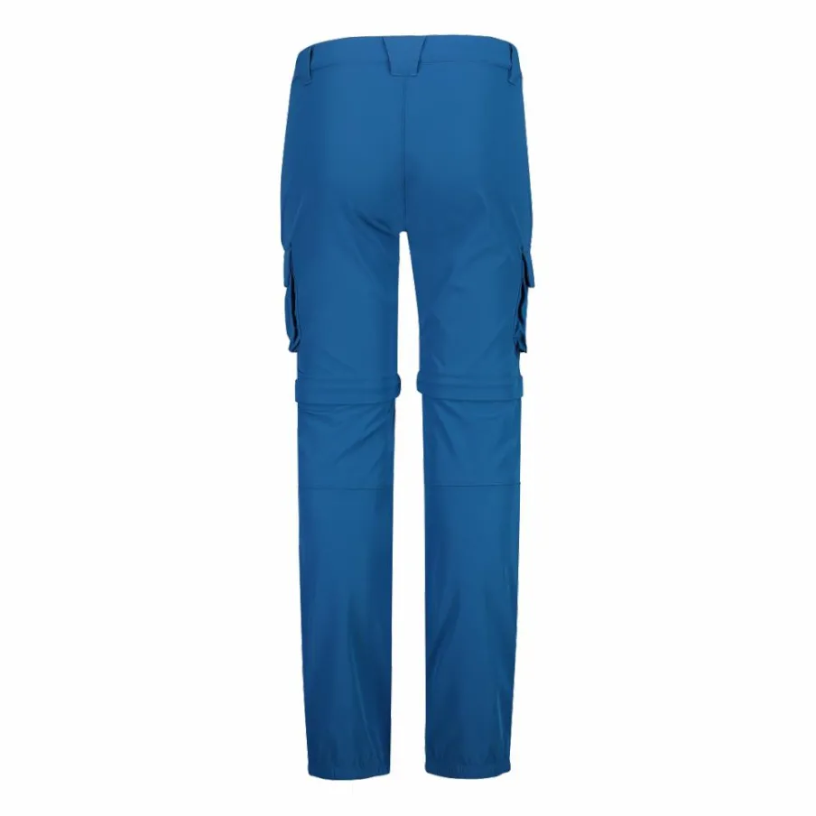Bambino CMP Pantaloni Tecnici^Pantaloni zip off cargo con tasconi laterali stretch da bambino