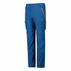 Bambino CMP Pantaloni Tecnici^Pantaloni zip off cargo con tasconi laterali stretch da bambino