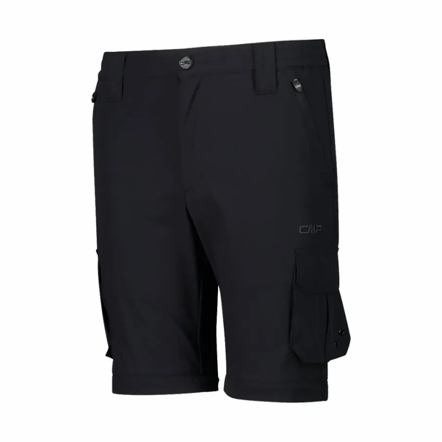 Bambino CMP Pantaloni Tecnici^Pantaloni zip off cargo con tasconi laterali stretch da bambino