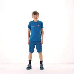Bambino CMP Pantaloni Tecnici^Pantaloni zip off cargo con tasconi laterali stretch da bambino