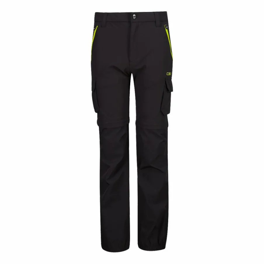 Bambino CMP Pantaloni Tecnici^Pantaloni zip off cargo con tasconi laterali stretch da bambino
