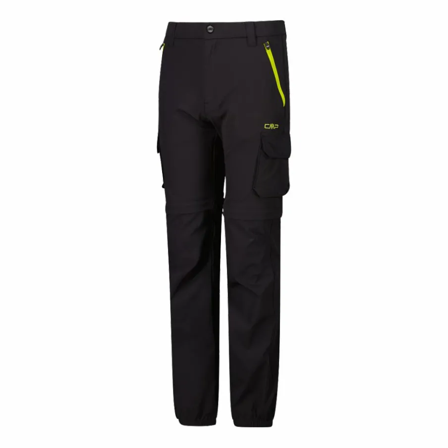 Bambino CMP Pantaloni Tecnici^Pantaloni zip off cargo con tasconi laterali stretch da bambino