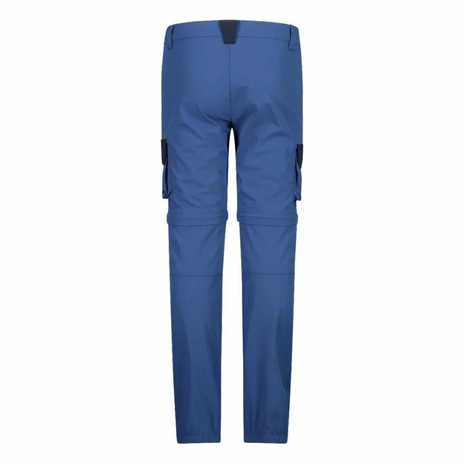 Bambino CMP Pantaloni Tecnici^Pantaloni zip off cargo con tasconi laterali stretch da bambino