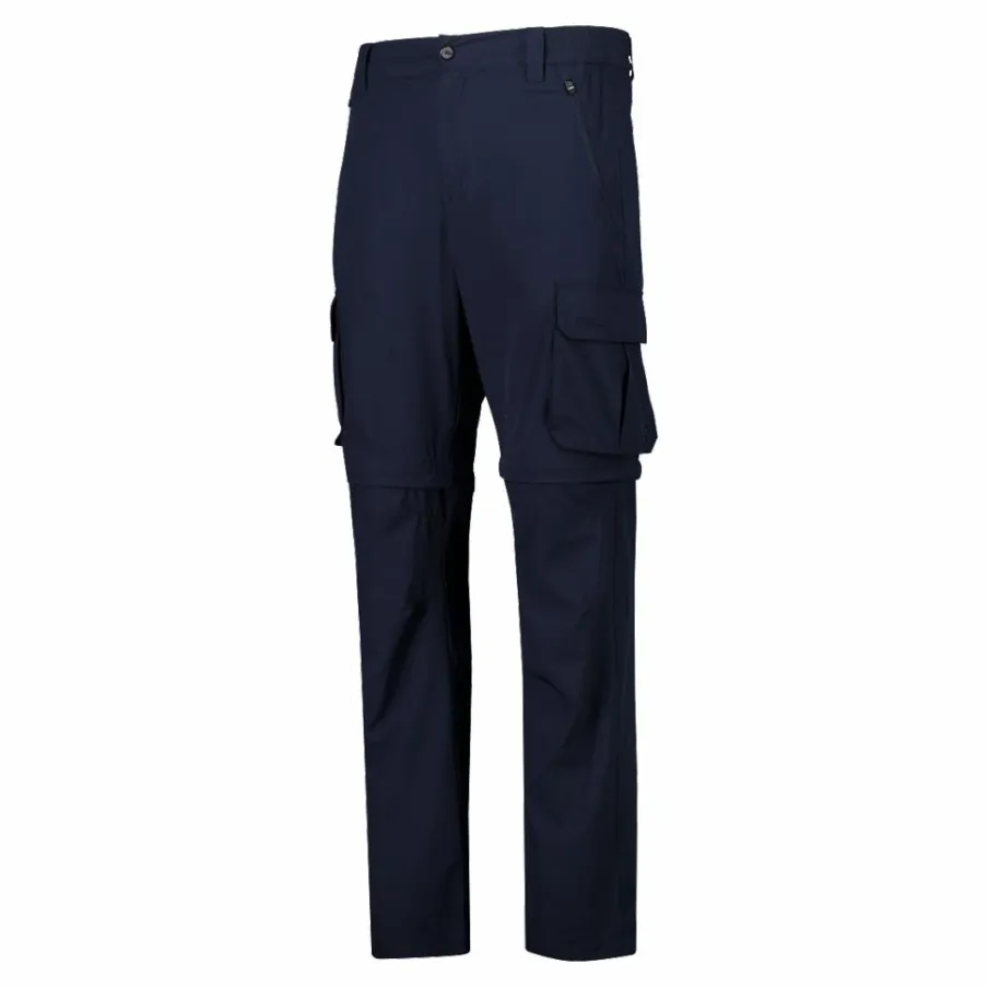 Uomo CMP Pantaloni Trekking^Pantaloni zip off con tasconi laterali stretch da uomo