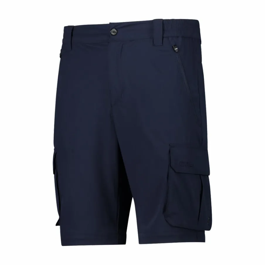 Uomo CMP Pantaloni Trekking^Pantaloni zip off con tasconi laterali stretch da uomo