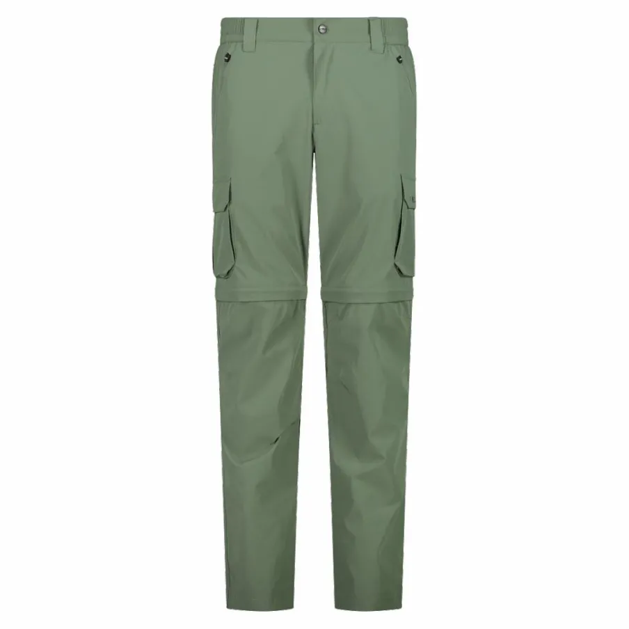 Uomo CMP Pantaloni Trekking^Pantaloni zip off con tasconi laterali stretch da uomo