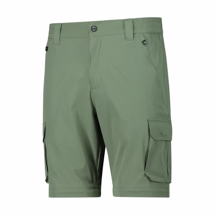 Uomo CMP Pantaloni Trekking^Pantaloni zip off con tasconi laterali stretch da uomo