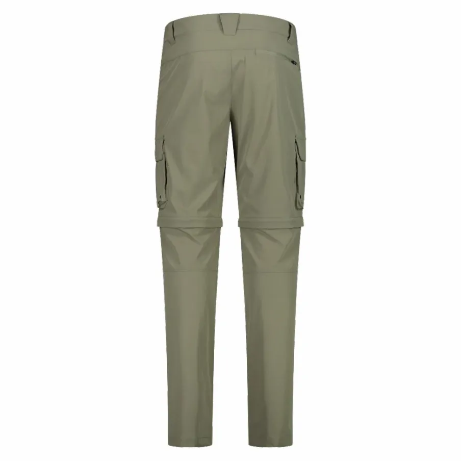 Uomo CMP Pantaloni Trekking^Pantaloni zip off con tasconi laterali stretch da uomo