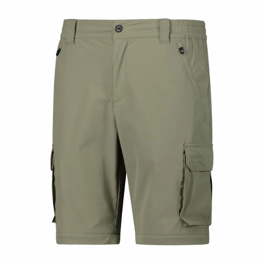 Uomo CMP Pantaloni Trekking^Pantaloni zip off con tasconi laterali stretch da uomo