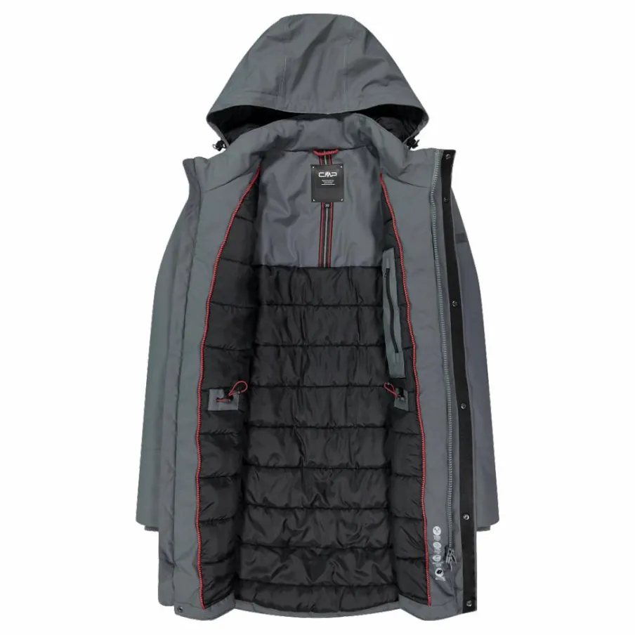 Uomo CMP Giacche Imbottite E Piumini|Giacche Invernali^Parka imbottito da uomo con cappuccio