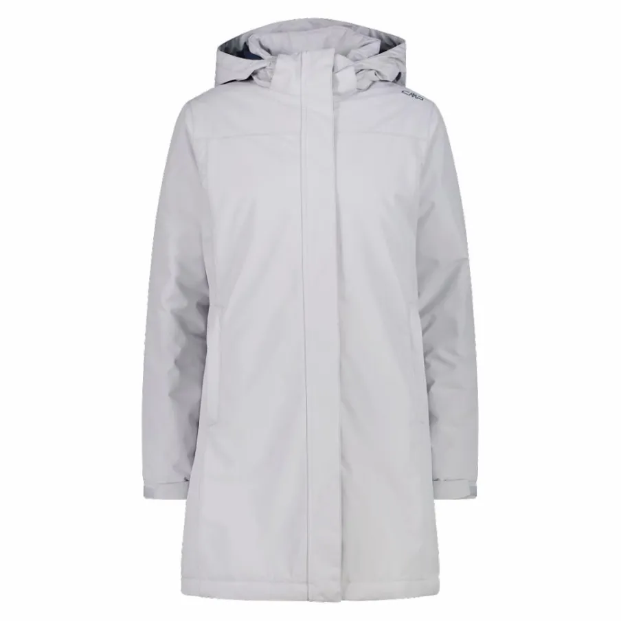 Donna CMP Giacche Imbottite E Piumini|Gusci E Giacche Impermeabili^Parka impermeabile da donna in ripstop con cappuccio staccabile