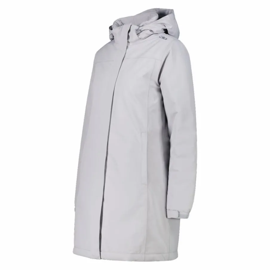 Donna CMP Giacche Imbottite E Piumini|Gusci E Giacche Impermeabili^Parka impermeabile da donna in ripstop con cappuccio staccabile