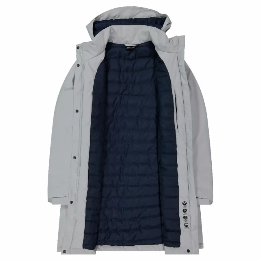 Donna CMP Giacche Imbottite E Piumini|Gusci E Giacche Impermeabili^Parka impermeabile da donna in ripstop con cappuccio staccabile