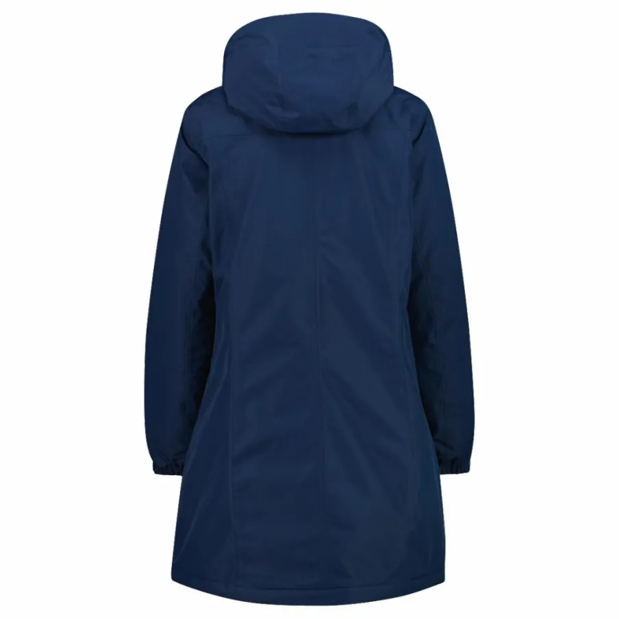 Donna CMP Giacche Imbottite E Piumini|Gusci E Giacche Impermeabili^Parka impermeabile da donna in ripstop con cappuccio staccabile