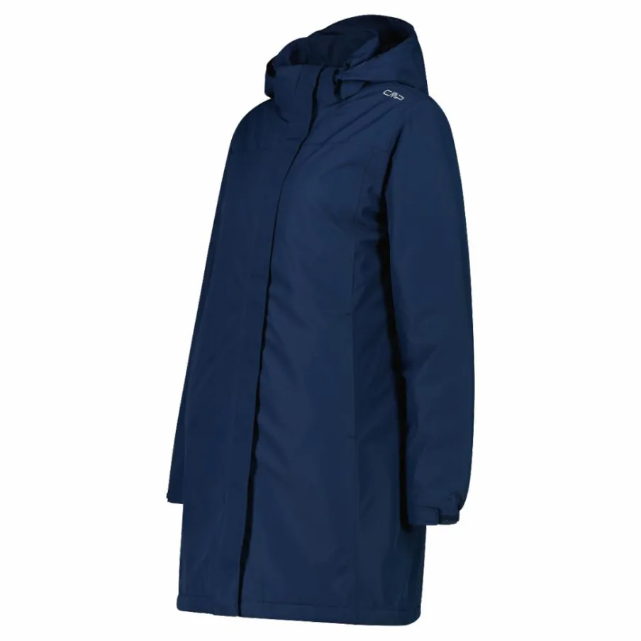 Donna CMP Giacche Imbottite E Piumini|Gusci E Giacche Impermeabili^Parka impermeabile da donna in ripstop con cappuccio staccabile